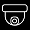 CCTV Outline of a security camera icon
